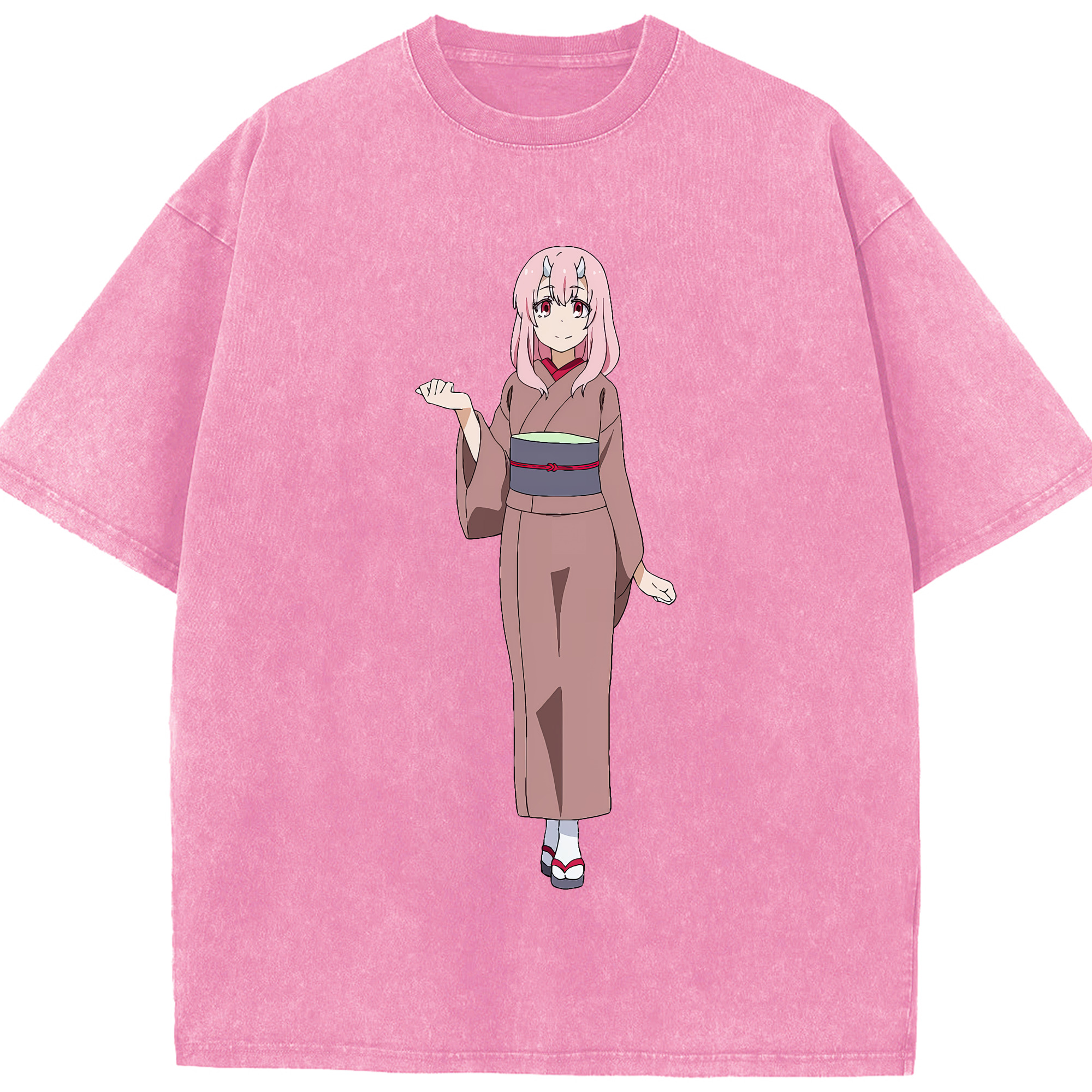 （画像用） 転スラ Regarding Reincarnated to Slime 綿100% ヴィンテージ風 半袖Tシャツ（フロントプリント）